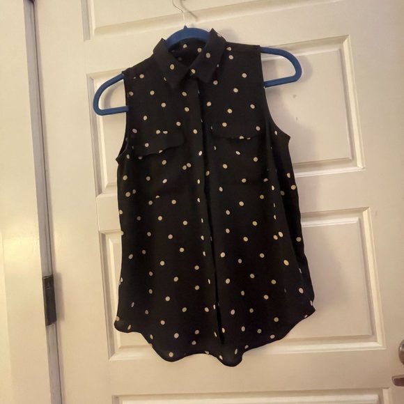 J. Crew Polka Dot Shirt for Work - Picture 2 of 6